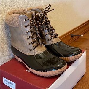 Tan Nature Breeze Winter Waterproof Duck Boots